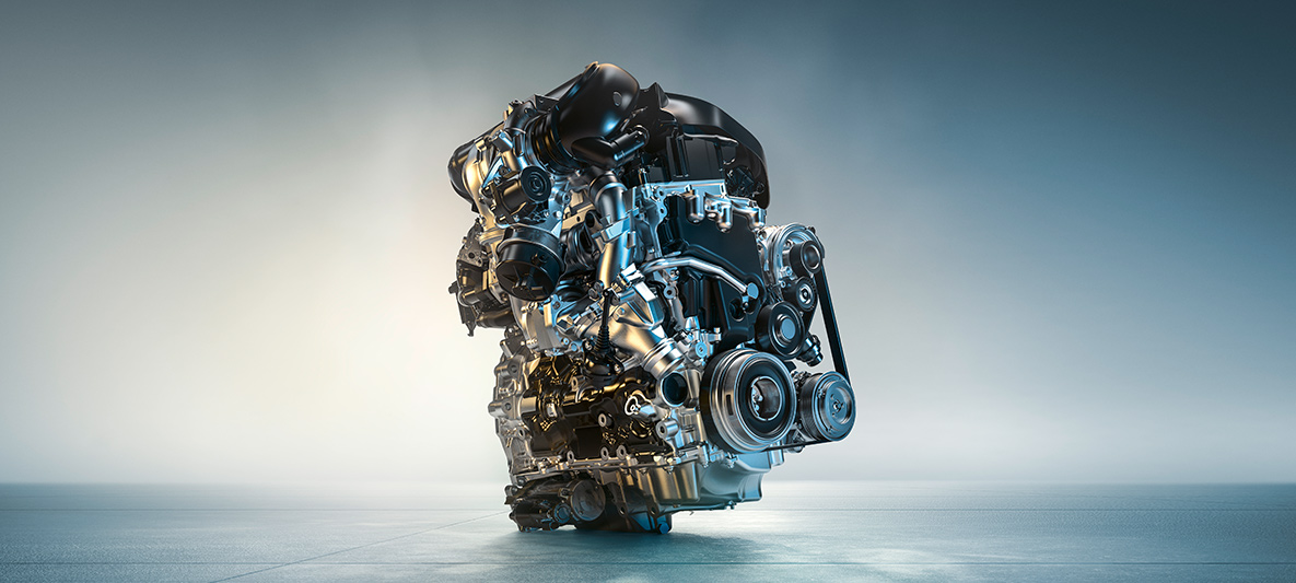 BMW dieselmotor detaljevisning BMW EfficientDynamics BMW dieselmotor detaljevisning