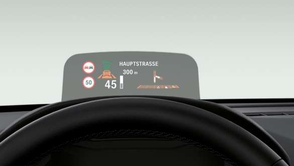 BMW Head-Up Display BMW 2-serie Gran Tourer BMW Head-Up Display BMW 2-serie Gran Tourer F46 2018 kabine