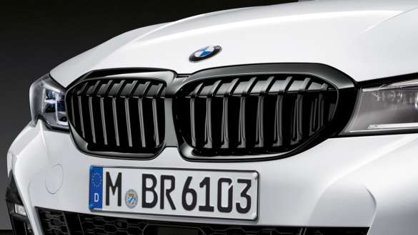 BMW 3-serie Sedan (G20), M Performance frontgitter i sort BMW 3-serie Sedan (G20), M Performance frontgitter i sort