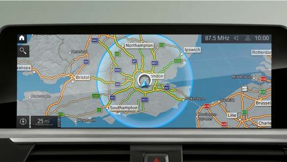 Plug-in-hybrid BMW 3-serie Sedan 2021 G20 navigationssystem Plug-in-hybrid BMW 3-serie Sedan 2021 G20 navigationssystem nærbillede