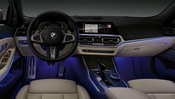 Ambient Light-kabinelys BMW 3-serie Touring, stemningsskabende lys