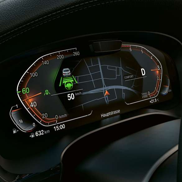 BMW Personal CoPilot BMW 5-serie Sedan G30 BMW Personal CoPilot BMW 5-serie Sedan G30 2020 kontroldisplay kabine