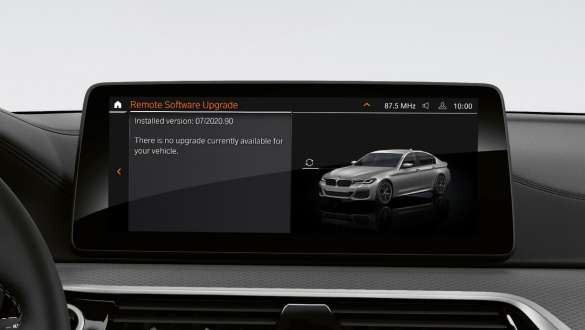 Remote Software Upgrade BMW 5-serie Sedan G30 Remote Software Upgrade BMW 5-serie Sedan G30 Facelift 2020 interiør cockpit