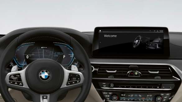 BMW Live Cockpit Professional BMW 5-serie Sedan G30 interiør BMW Live Cockpit Professional BMW 5-serie Sedan G30 Facelift 2020 interiør cockpit