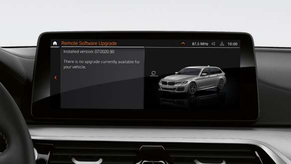 Remote Software Upgrade BMW 5-serie Touring G31 Remote Software Upgrade BMW 5-serie Touring G31 Facelift 2020 interiør cockpit