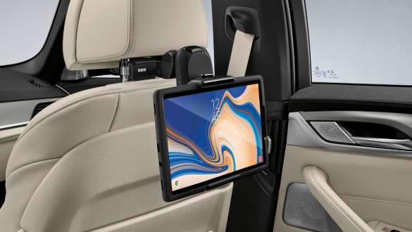 BMW universalholder BMW 5-serie Touring G31 LCI indvendigt udstyr BMW universalholder til tablets med BMW Safety Case, Travel & Comfort BMW 5-serie Touring G31 Facelift 2020