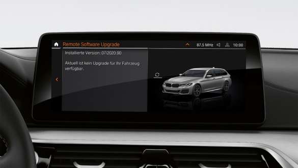 Remote Software Upgrade BMW 5-serie Touring G31 LCI Remote Software Upgrade BMW 5-serie Touring G31 Facelift 2020 interiør cockpit