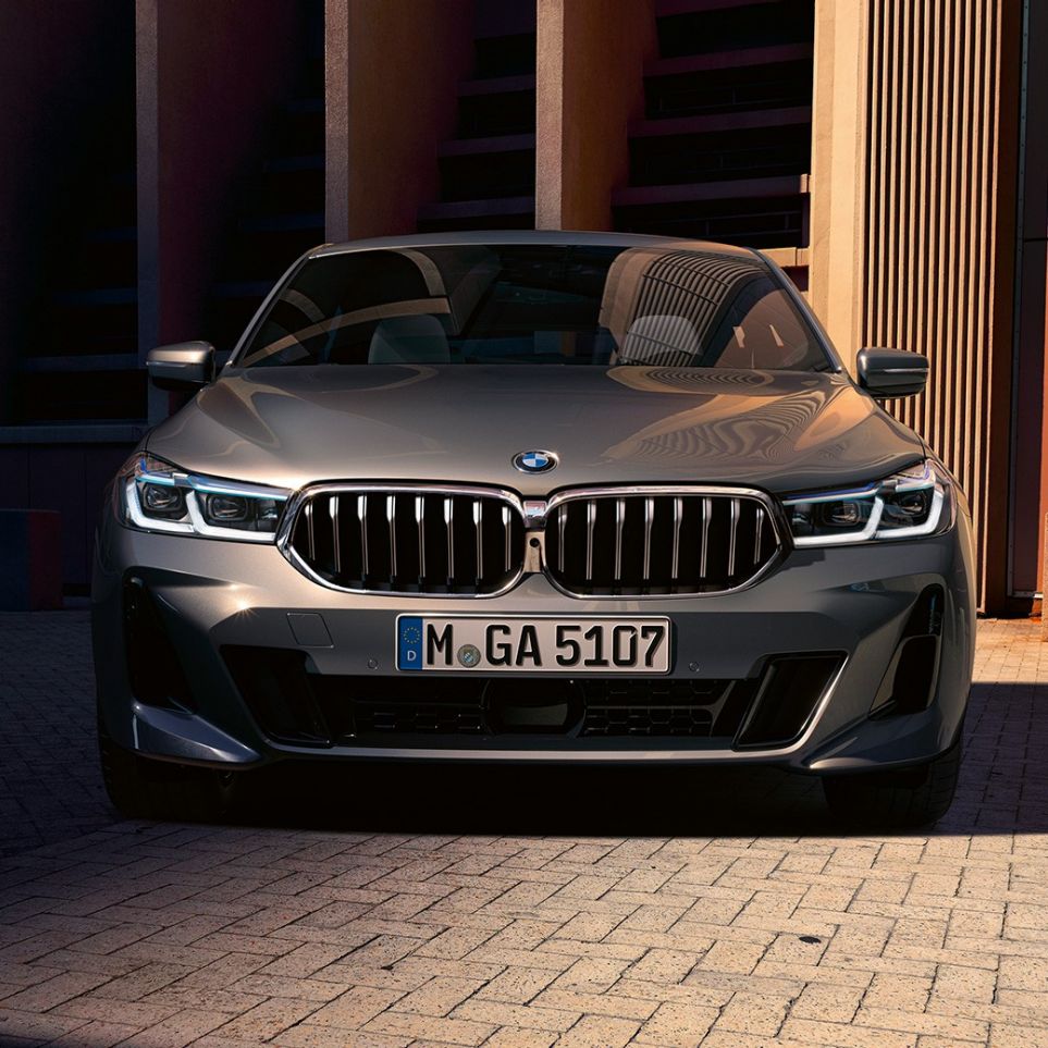 Front BMW 6-serie Gran Turismo G32 2020 Frontdesign BMW 6-serie Gran Turismo 640i xDrive G32 2020 Bernina Grey set forfra