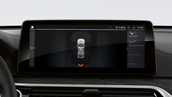 Bakassistent BMW 6-serie Gran Turismo G32 2020 Bakassistent BMW 6-serie Gran Turismo G32 2020 interiør