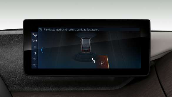 Parkassistent kontroldispaly BMW i3 kabine Parkassistent kontroldispaly BMW i3 kabine