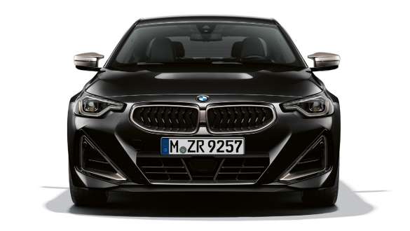 Frontdesign BMW M240i xDrive Coupé G42 2021 BMW M240i xDrive Coupé G42 2021 Black Sapphire metallic frontdesign