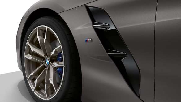 Air Breather BMW Z4 M40i G29 Air Breather BMW Z4 M40i G29 2019 BMW Individual Frozen Grey Metallic nærbillede