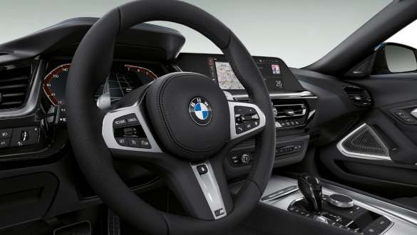 Rat BMW Z4 M40i Roadster G29 Variabelt sportsstyretøj BMW Z4 M40i Roadster G29 2019 rat cockpit
