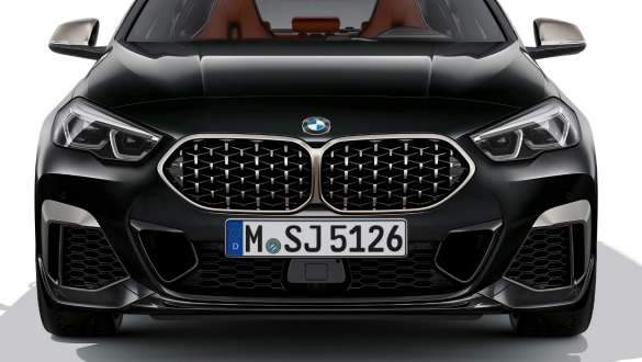 M aerodynamikpakke BMW M235i xDrive Gran Coupé forende M aerodynamikpakke BMW M235i xDrive Gran Coupé Black Sapphire metallic F44 forende