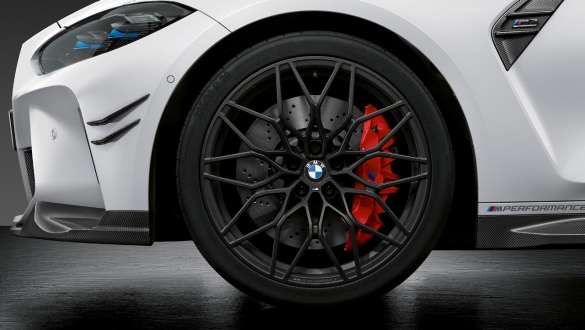 20"/21" M Performance smedefælg 1000 M Jet Black mat BMW M3 Sedan G80 2020 BMW M3 Sedan G80 2020 20"/21" M Performance smedefælg 1000 M Jet Black mat nærbillede
