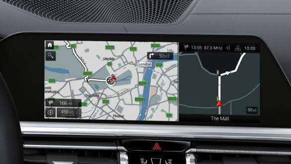 BMW Live Cockpit Professional BMW M3 Sedan G80 G20 BMW M3 Sedan G80 G20 BMW Live Cockpit Professional kontroldisplay kabine