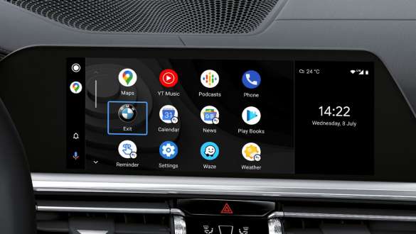 Smartphone-integration BMW M3 Sedan BMW M3 Sedan G80 G20 Smartphone-integration kontroldisplay kabine