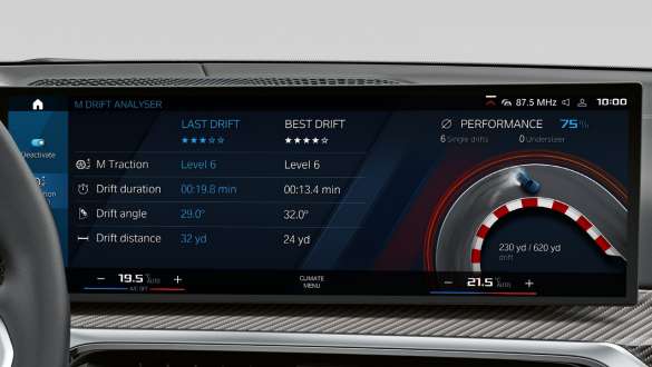 M Drive Professional BMW M3 Sedan G80 2020 BMW M3 Sedan G80 2020 M Drive Professional kontroldisplay kabine