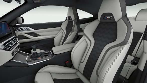 M sportssæder BMW M4 Coupé G82 2020 BMW M4 Coupé G82 2020 M sportssæder kabine