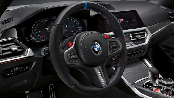 M Performance Pro-rat BMW M4 Coupé G82 2020 BMW M4 G82 2020 M Performance Pro-rat kabine nærbillede