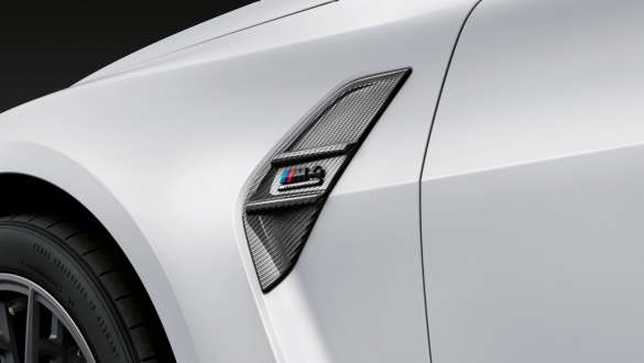 M Performance Air Breather kulfiber BMW M4 Coupé G82 2020 BMW M4 Coupé G82 2020 M Performance Air Breather i kulfiber nærbillede