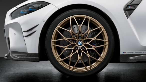 20"/21" M Performance smedefælg 1000 M BMW M4 Coupé G82 2020 BMW M4 Coupé G82 2020 20"/21" M Performance smedefælg 1000 M nærbillede