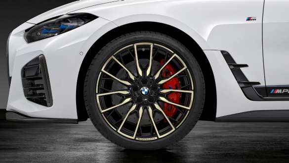 20" M Performance letmetalhjul med dobbelteger 868 M Bicolor (Night Gold, glansfræset), komplet sæt sommerhjul BMW M440i xDrive Gran Coupé G26 2021 20" M Performance letmetalhjul med dobbelteger 868 M Bicolor (Night Gold, glansfræset), komplet sæt sommerhjul BMW M440i xDrive Gran Coupé G26 2021