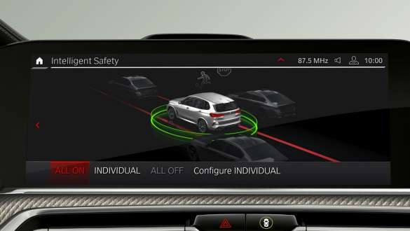 BMW X5 M modellen med Driving Assistant Professional Driving Assistant Professional BMW X5 M model F95, interiør