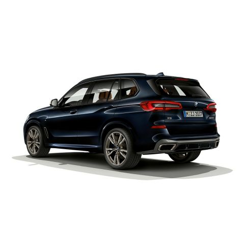 BMW X5 M50d set bagfra BMW X5 M50d med M tagspoiler G05 Carbon Black Metallic set bagfra