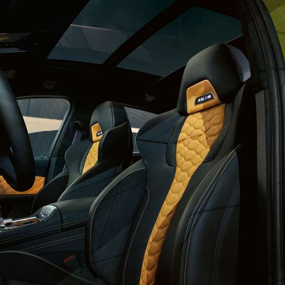 M multifunktionssæder BMW X6 M Competition M multifunktionssæder BMW X6 M Competition F96 2020 interiør