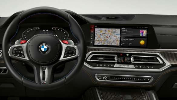 BMW X6 M med BMW Live Cockpit Professional F96 BMW Live Cockpit Professional BMW X6 M F96 2020 SUV kabine