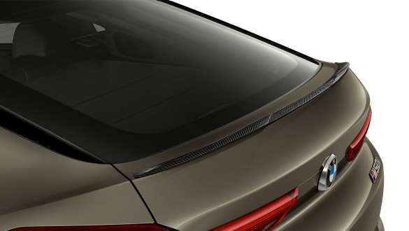 Hækspoiler på BMW X6 M50i G06 Nærbillede M Carbon hækspoiler BMW X6 M50i G06 2018 SUV
