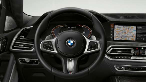BMW X6 M50i kabine M læderrat G06 Nærbillede BMW X6 M50i M50d G06 2018 SUV kabine M læderrat
