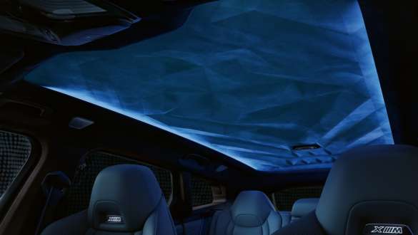BMW XM G09 belyst loft BMW XM G09 indvendigt udstyr belyst loft