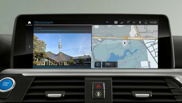 BMW Maps BMW iX3 G08 BMW Maps BMW iX3 G08 2020 kontroldisplay kabine