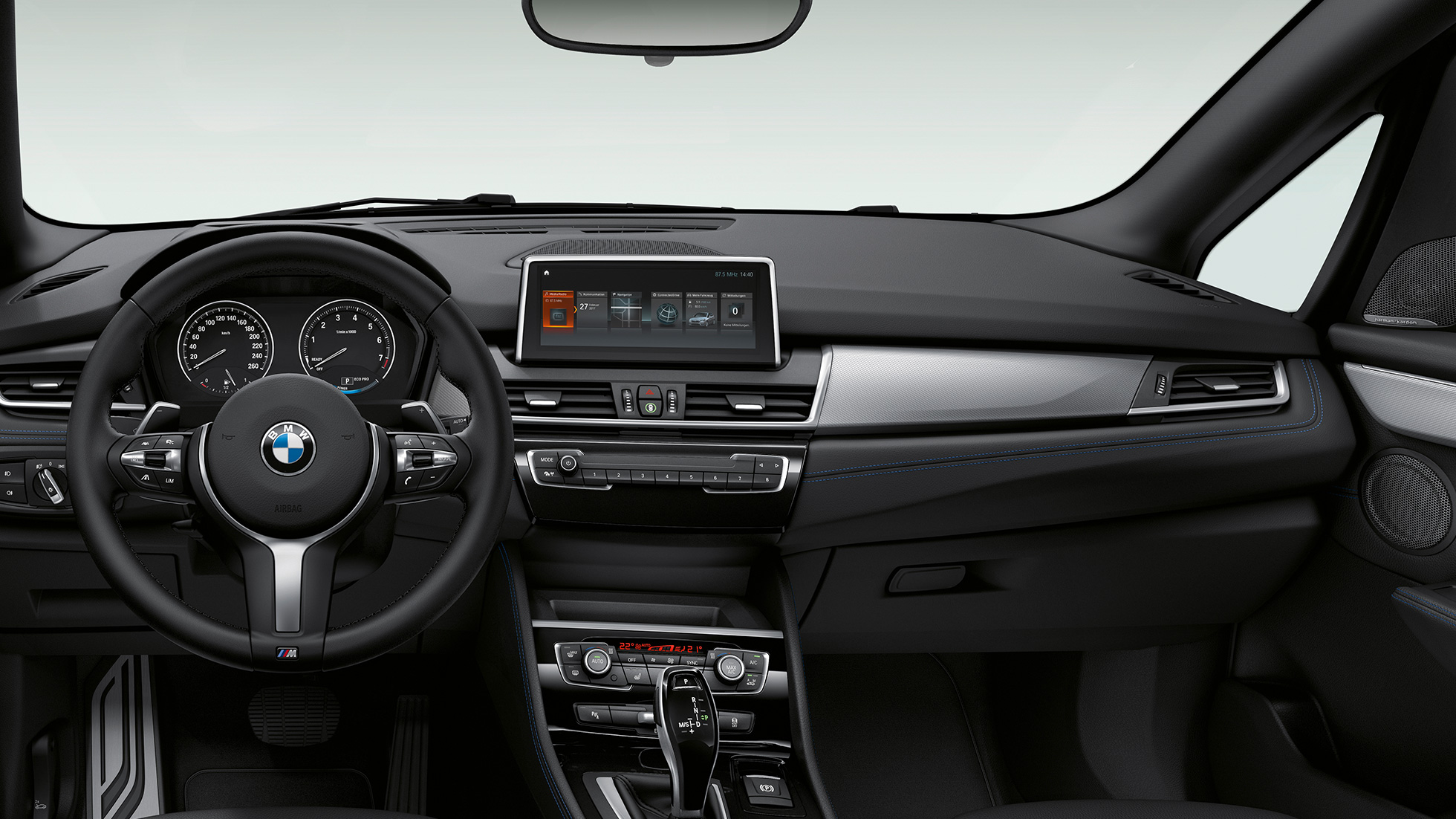 Cockpit BMW 2-serie Active Tourer M Sport Cockpit BMW 2-serie Active Tourer 220d xDrive M Sport F45 2018 kabine