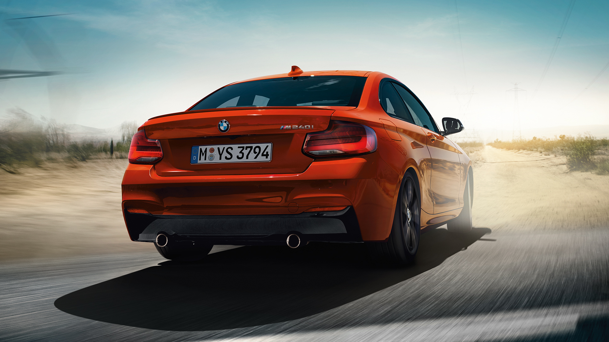BMW 2-serie Coupé, set bagfra BMW 2-serie Coupé, set bagfra