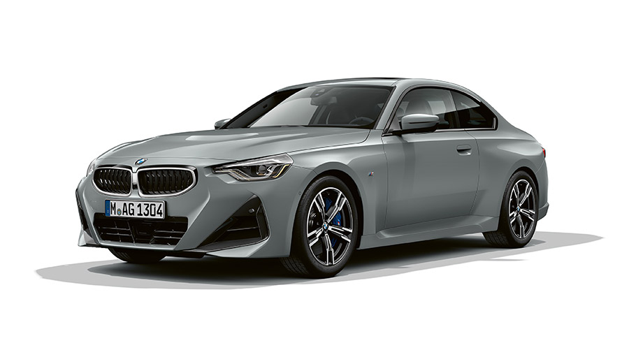 BMW 2-serie Coupé 220i G42 set forfra let drejet BMW 2-serie Coupé 220i G42 set forfra let drejet