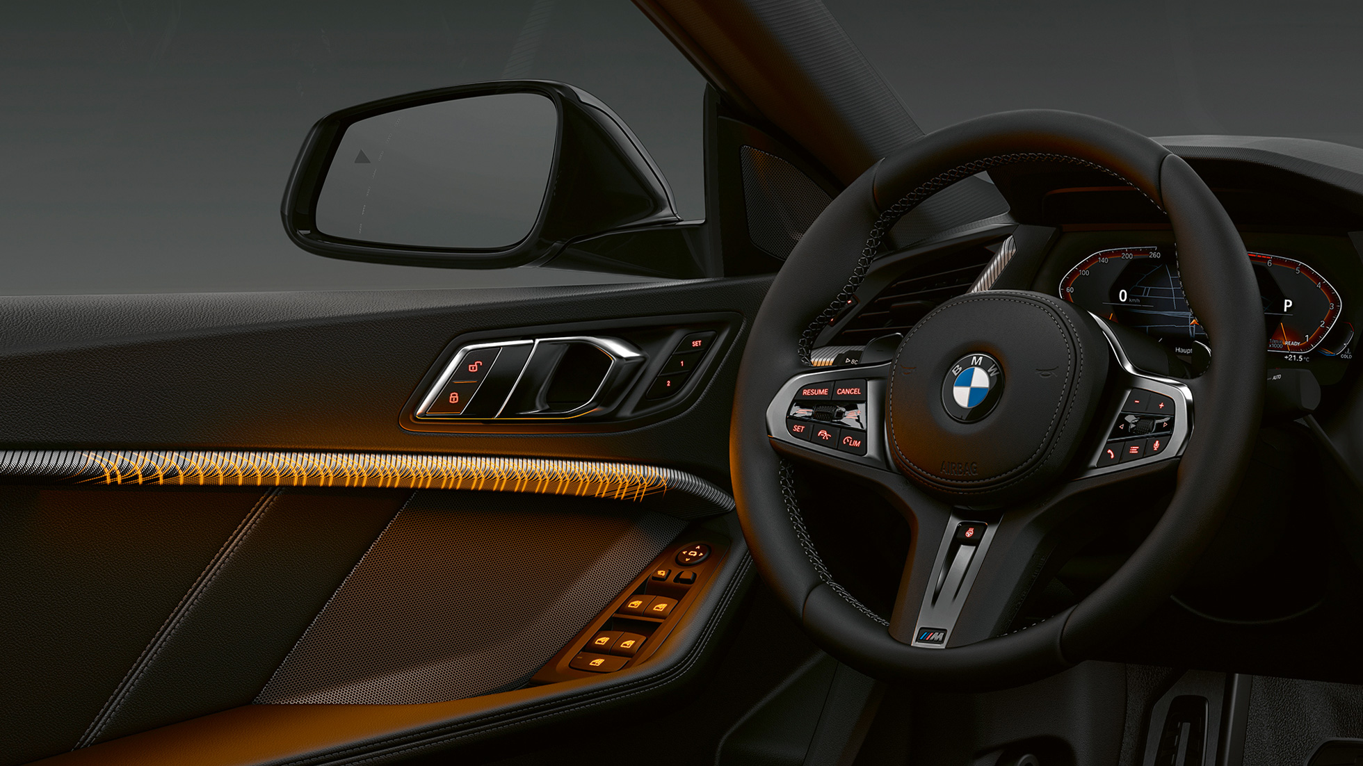 Oplyste interiørlister BMW 2-serie Gran Coupé Oplyste interiørlister BMW 2-serie Gran Coupé F44 interiør