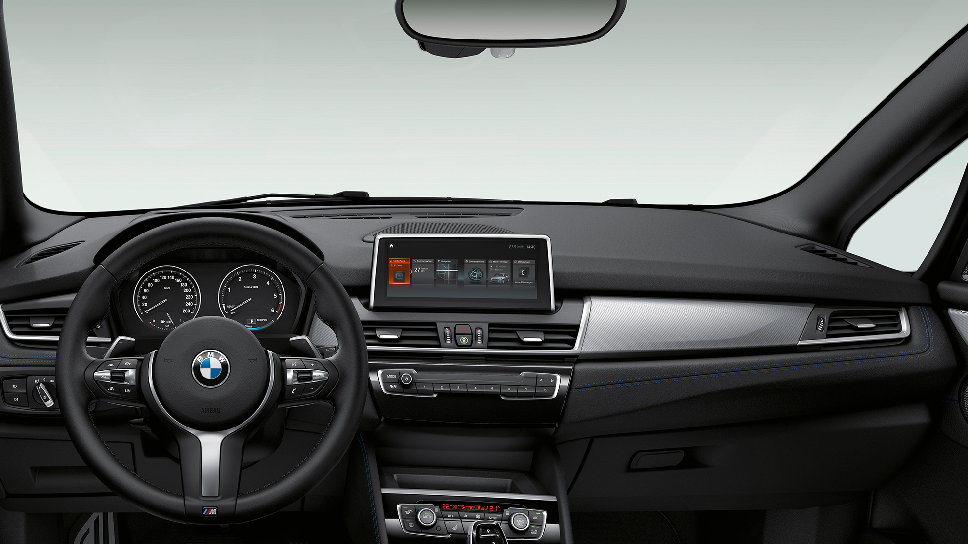 Cockpit BMW 2-serie Gran Tourer Advantage Cockpit BMW 2-serie Gran Tourer 218i Advantage F46 2018 kabine
