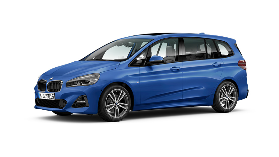 BMW 2-serie modeller BMW 2-serie Gran Tourer F46 set fra siden let drejet BMW 2-serie modeller BMW 2-serie Gran Tourer F46 set fra siden let drejet