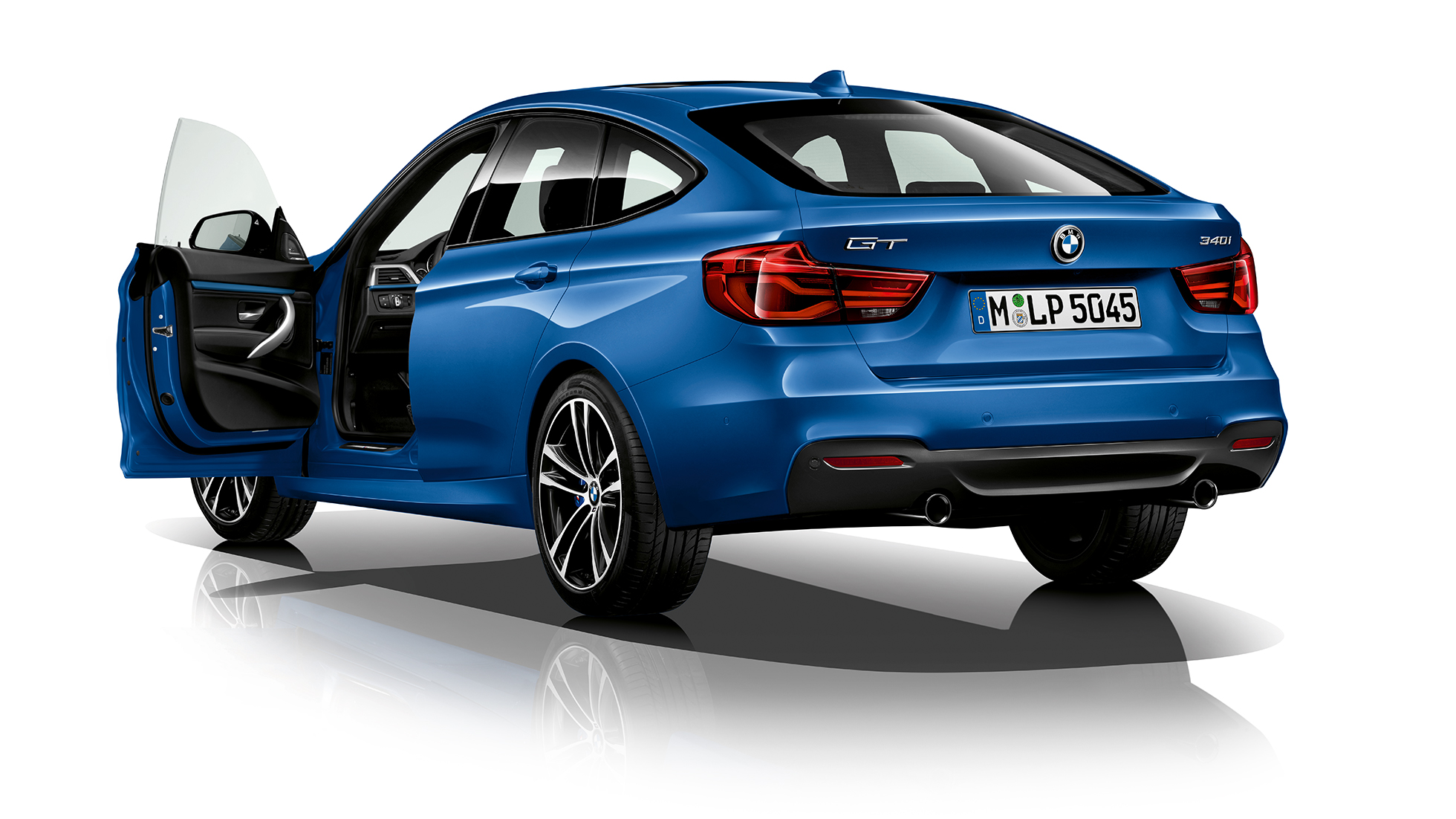 BMW 3-serie Gran Turismo, Model M Sport, trekvartbillede forfra BMW 3-serie Gran Turismo, Model M Sport, trekvartbillede forfra
