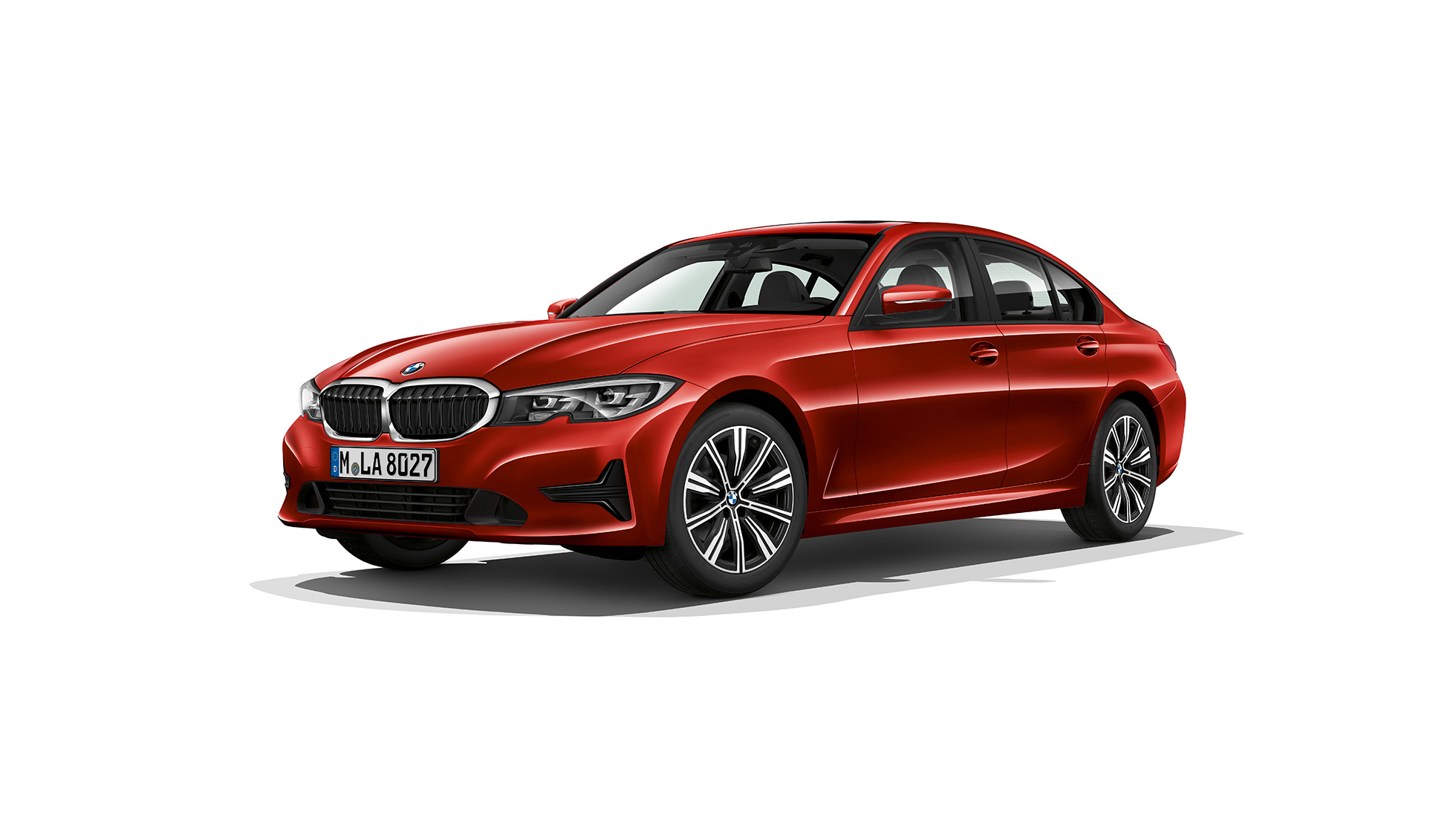 BMW 3-serie Sedan, Model Advantage. BMW 3-serie Sedan i profil, Model Advantage.