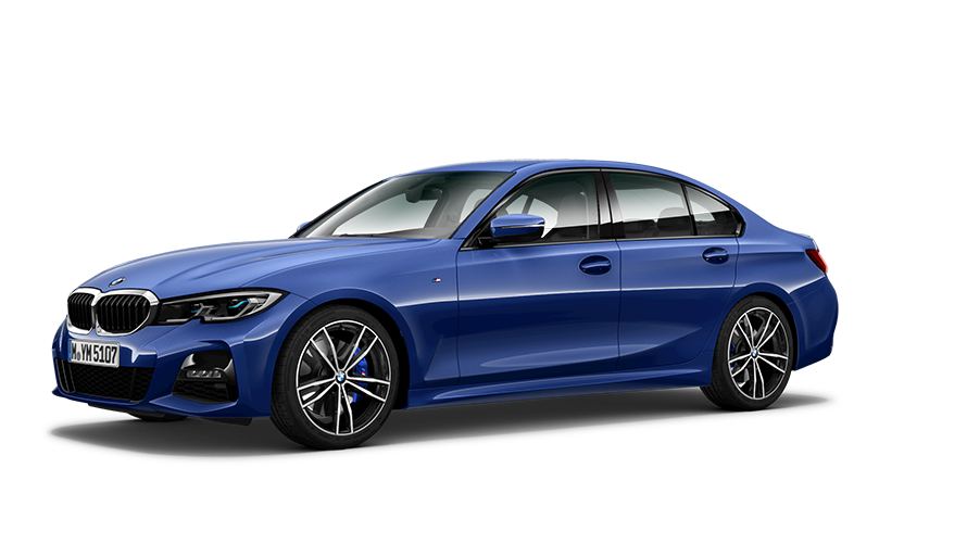 BMW 3-serien BMW 3-serie Sedan G20 set fra siden let drejet BMW 3-serien BMW 3-serie Sedan G20 set fra siden let drejet