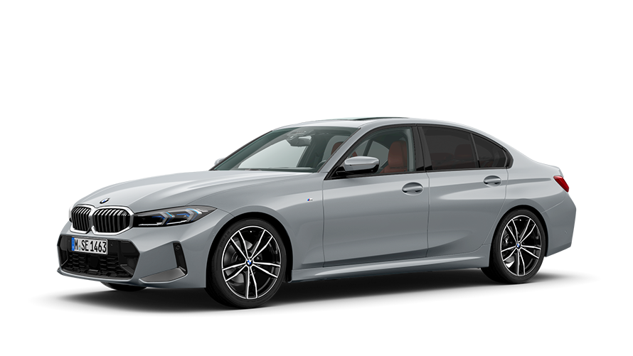 BMW 3-serien BMW 3-serie Sedan G20 set fra siden let drejet BMW 3-serien BMW 3-serie Sedan G20 set fra siden let drejet