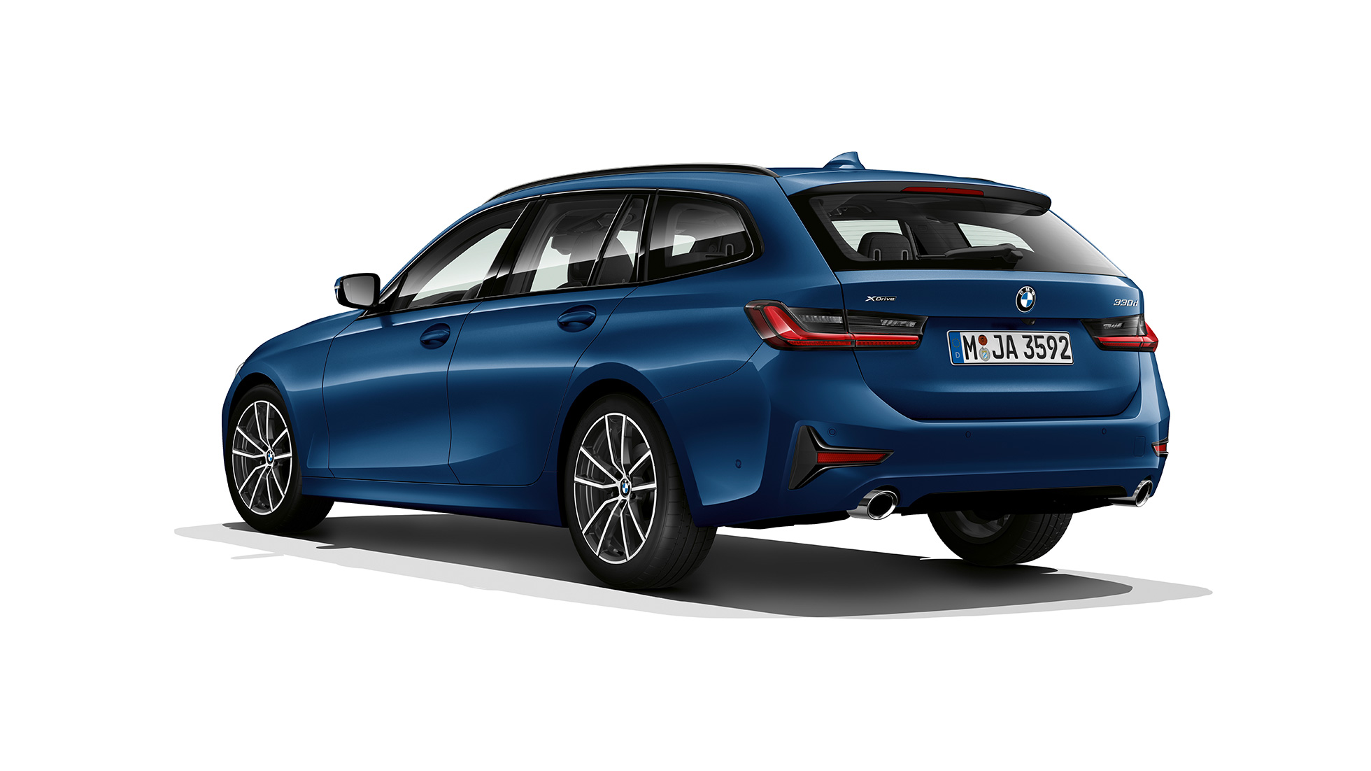 Model Sport Line set bagfra let drejet BMW 3-serie Touring, Model Sport Line set bagfra let drejet