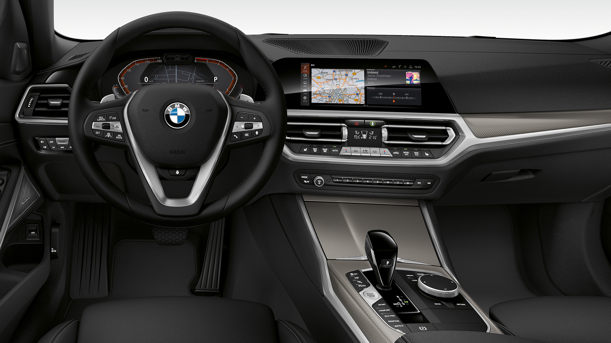 Model Sport Line cockpit BMW 3-serie Touring, Model Sport Line cockpit