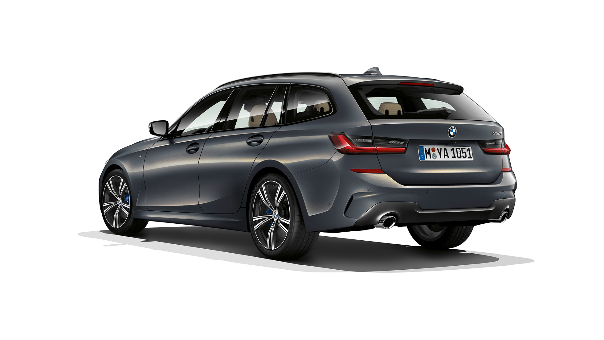 Model M Sport set bagfra let drejet BMW 3-serie Touring, Model M Sport set bagfra let drejet