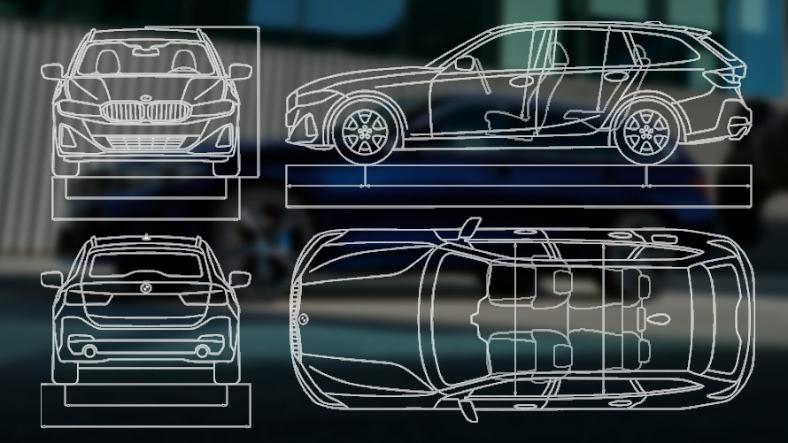 BMW 3-serie Touring LCI G21 teknisk dataoversigt BMW 3-serie Touring LCI G21 teknisk dataoversigt