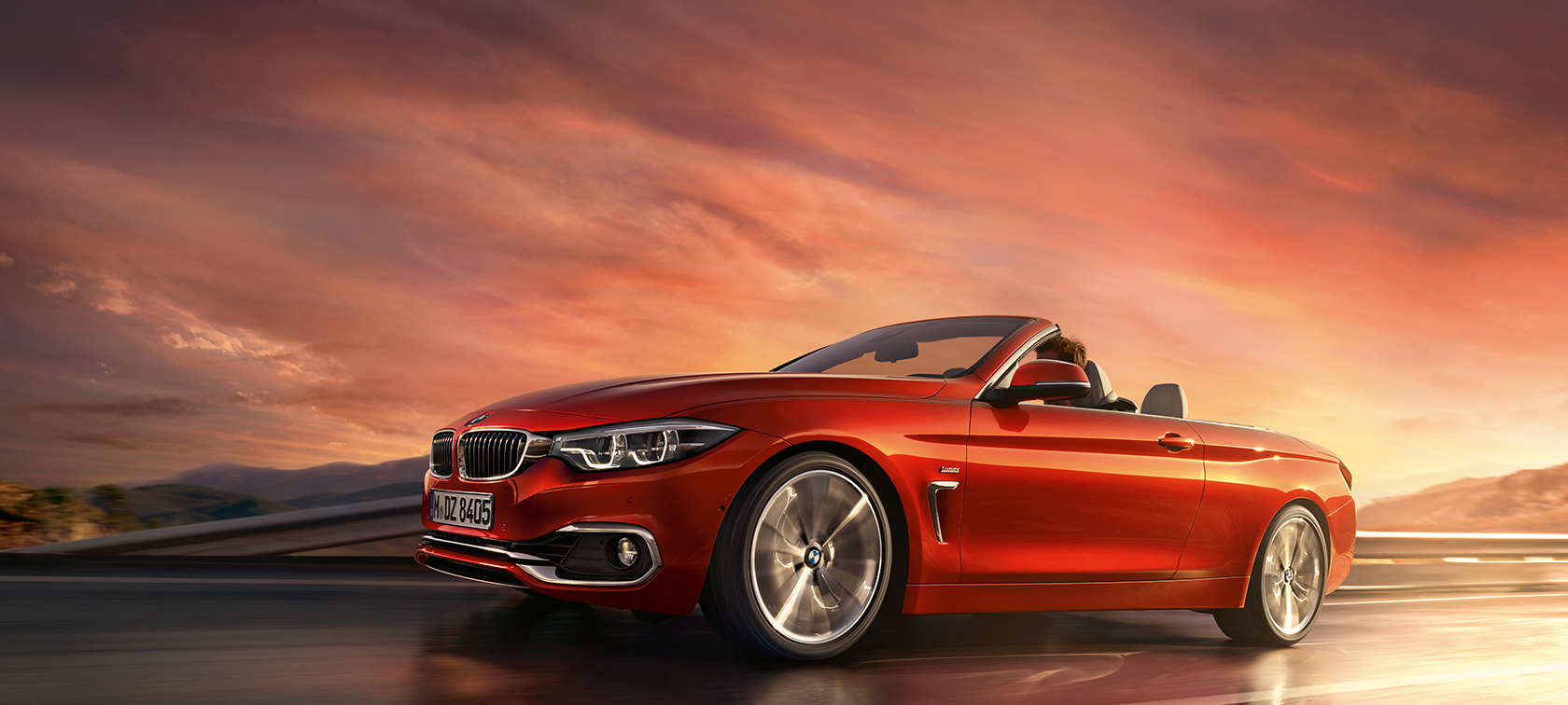 BMW 4-serie Cabriolet i fart BMW 4-serie Cabriolet i fart